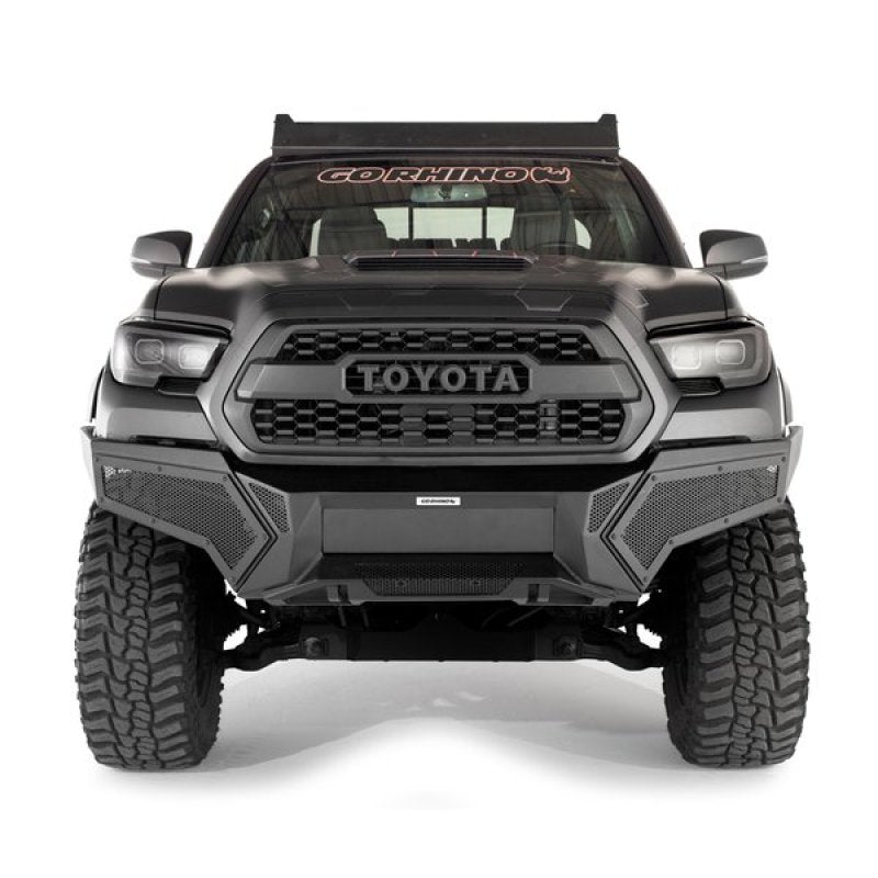 Go Rhino 16-21 Tacoma Element Front Bumper w/ Power Actuated Hide-away Light Bar Mount Tex Black - View 13