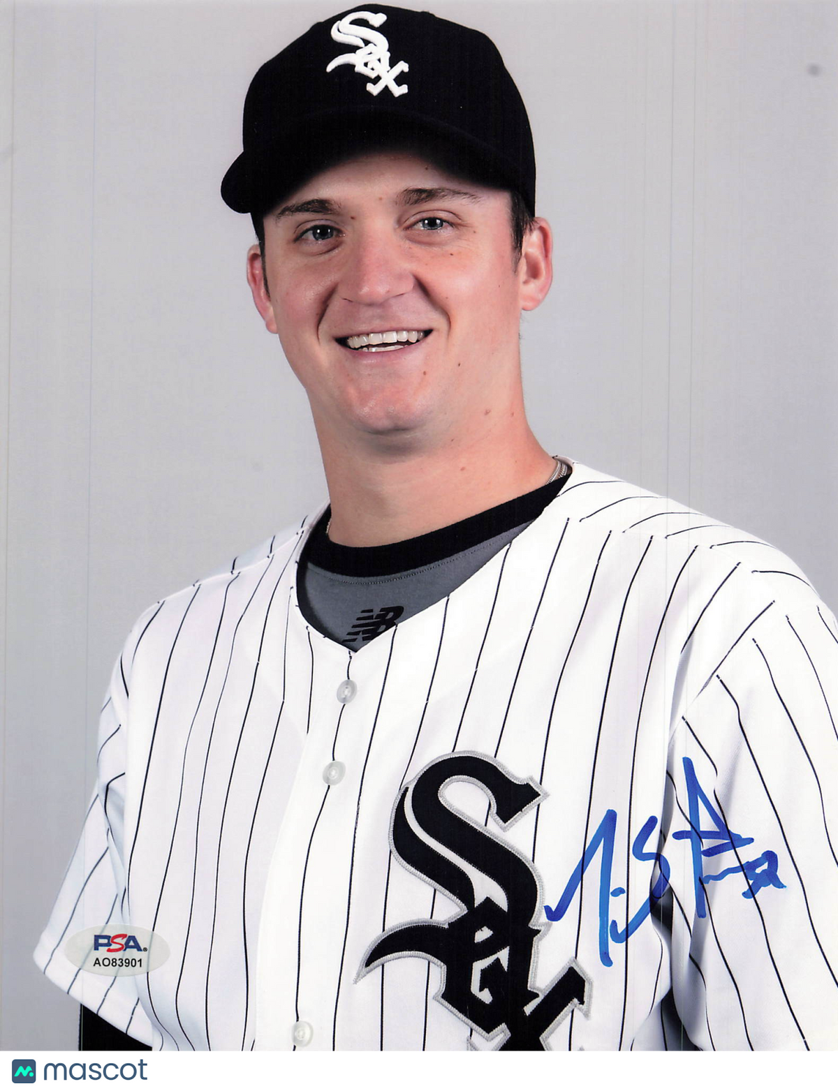 Jake Petricka Chicago White Sox Signed 8x10 Photo PSA