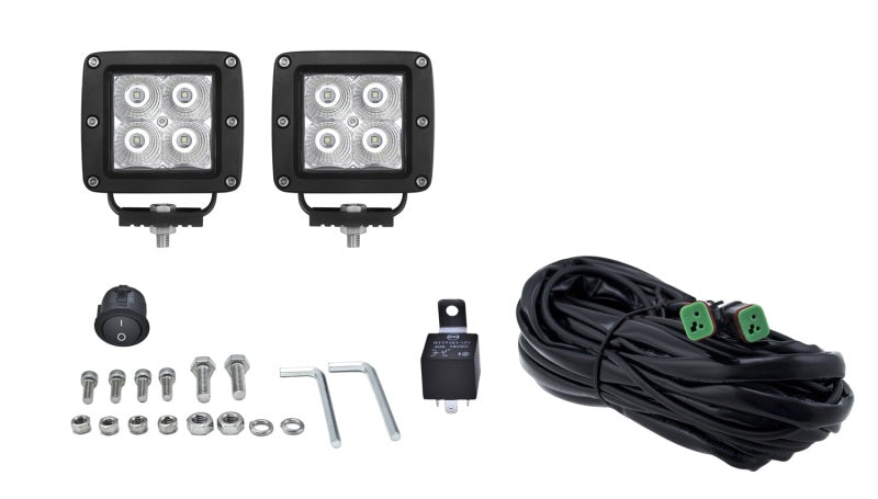 Hella HVF Cube 4 LED Off Road Kit - View 11