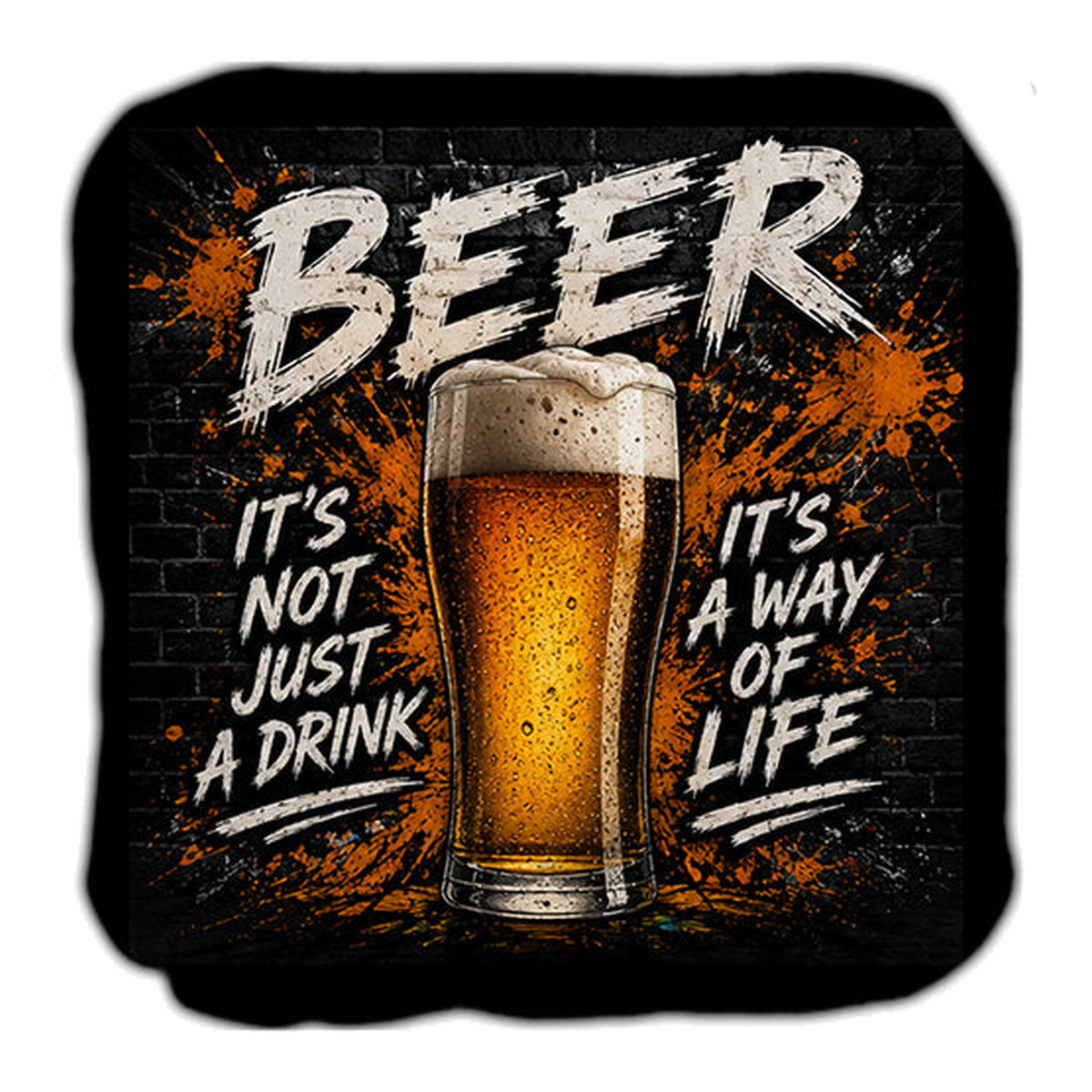 Beer It's Not Just A Drink Cornhole Bags Set of 4 - beer2 - Great Call Athletics