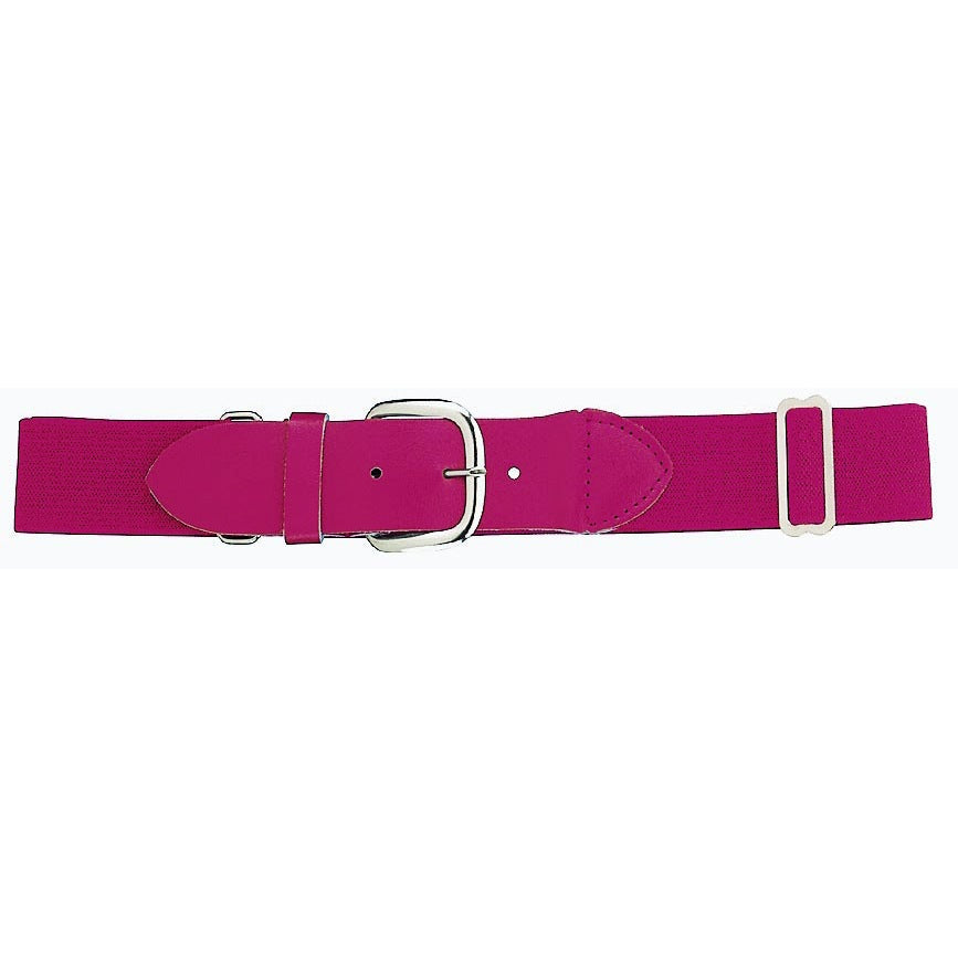 Martin Sports Adult Elastic Baseball Belt, Adjustable 32 to 46 Inch in Cardinal - Front View