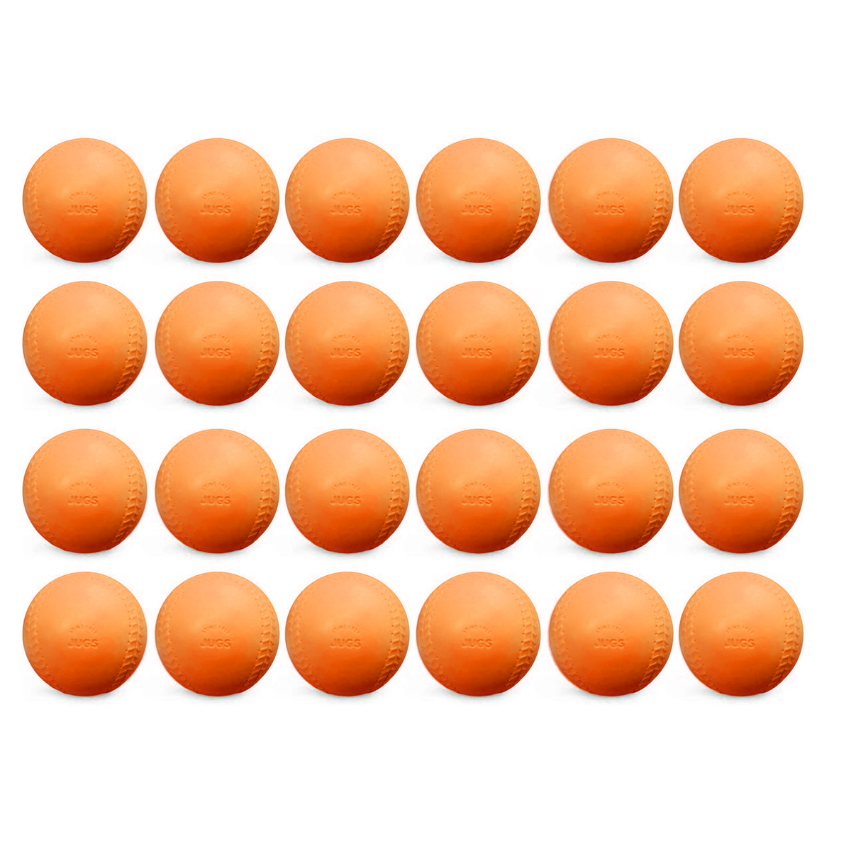 JUGS Orange Low Impact Practice Softballs with Bucket - Alternate View 3
