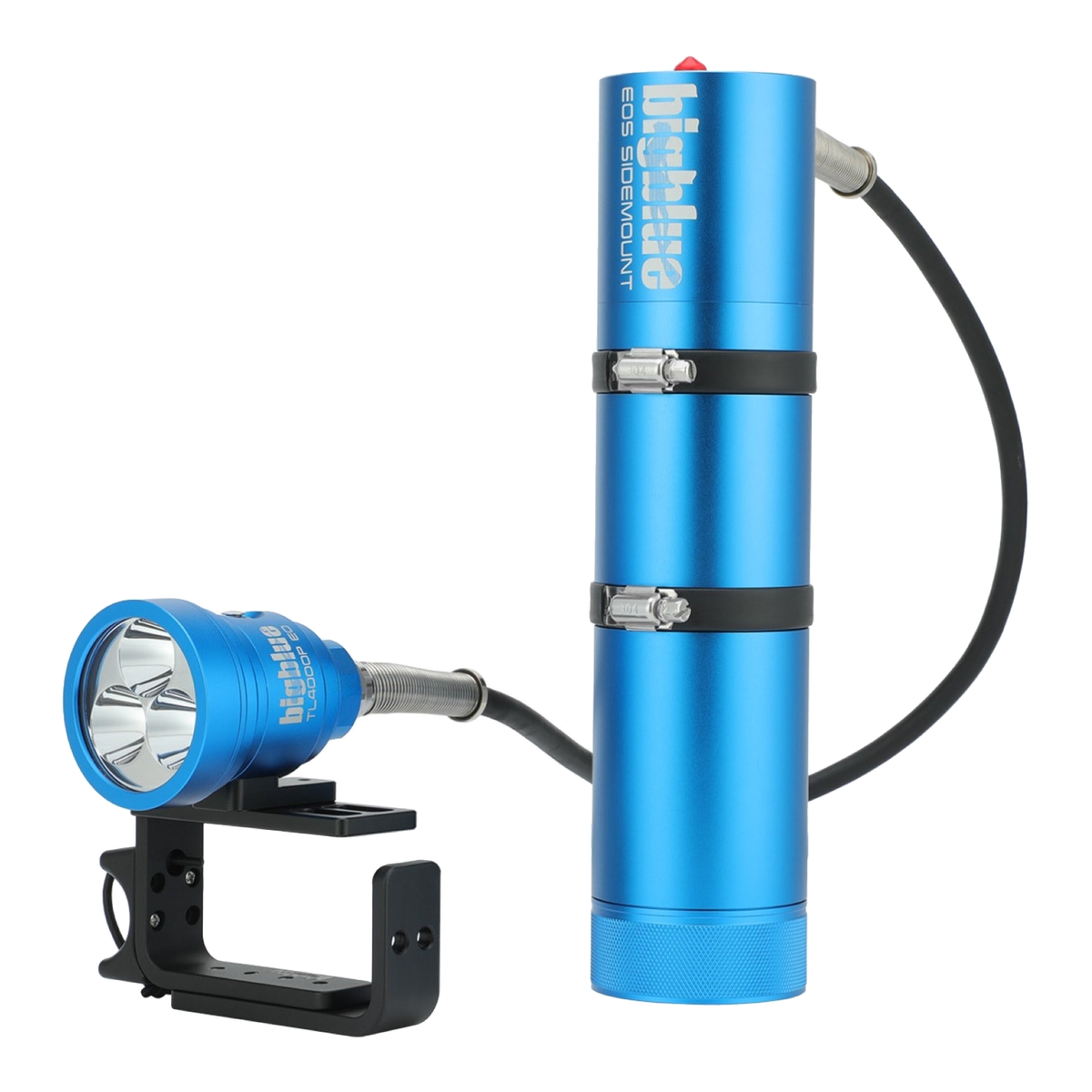 Big Blue TL4000P Canister Tech Light - TL4000P-EOS-Sidemount-Blue - Great Call Athletics