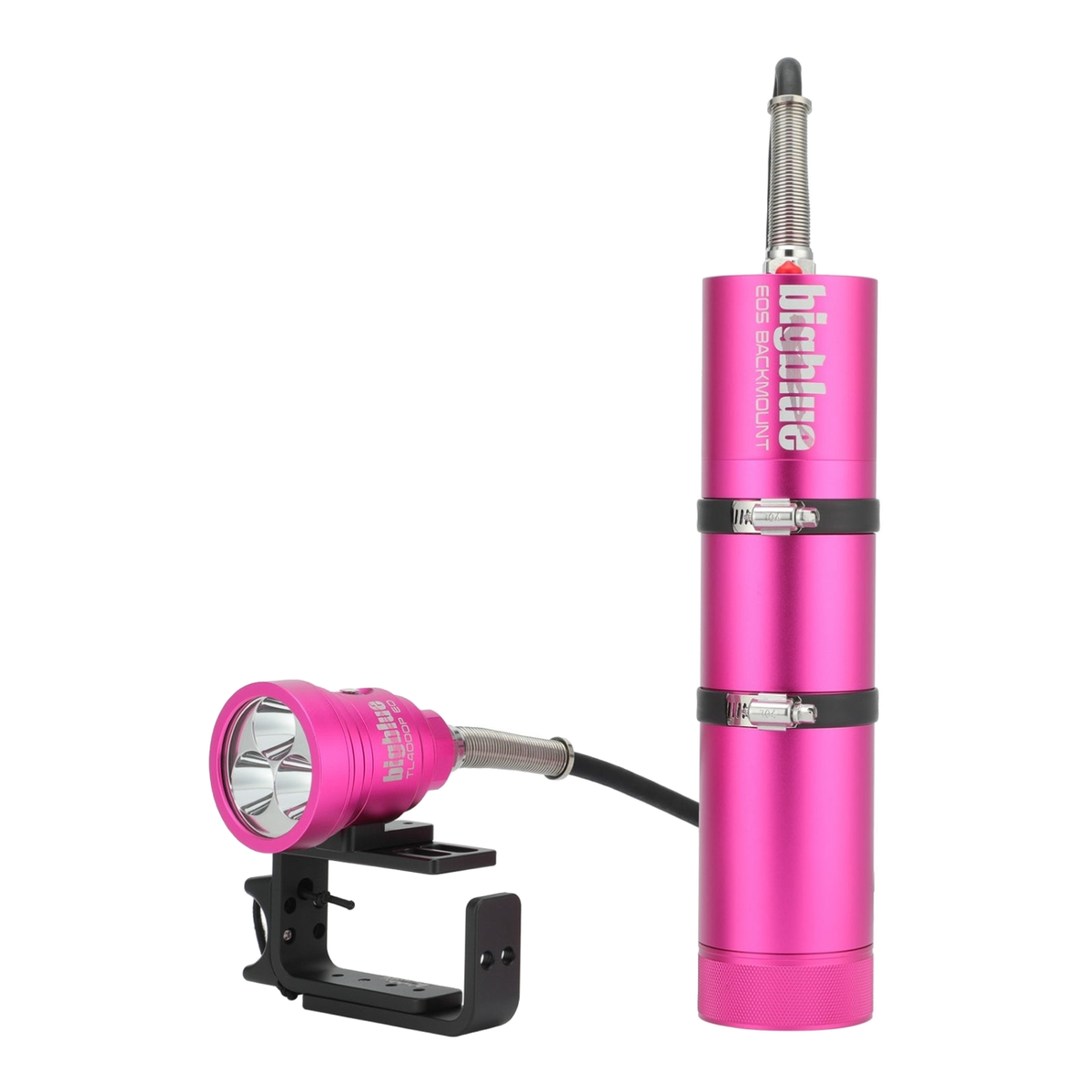 Big Blue TL4000P Canister Tech Light - TL4000P-EOS-Backmount-Pink - Great Call Athletics