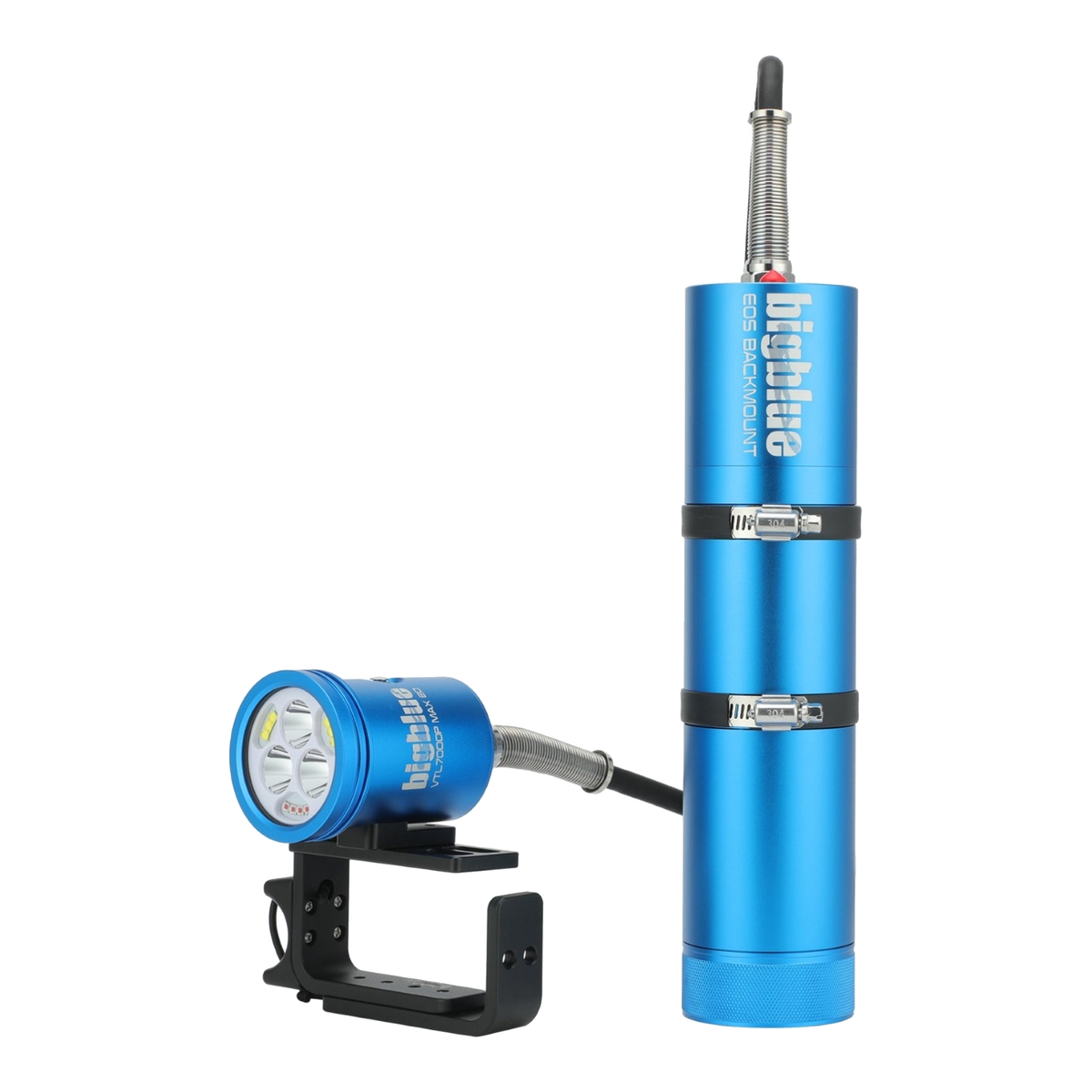 Big Blue VTL7000 MAX - Dual Beam Tech Light - VTL7000P-EOS-BACKMOUNT-BLUE - Great Call Athletics