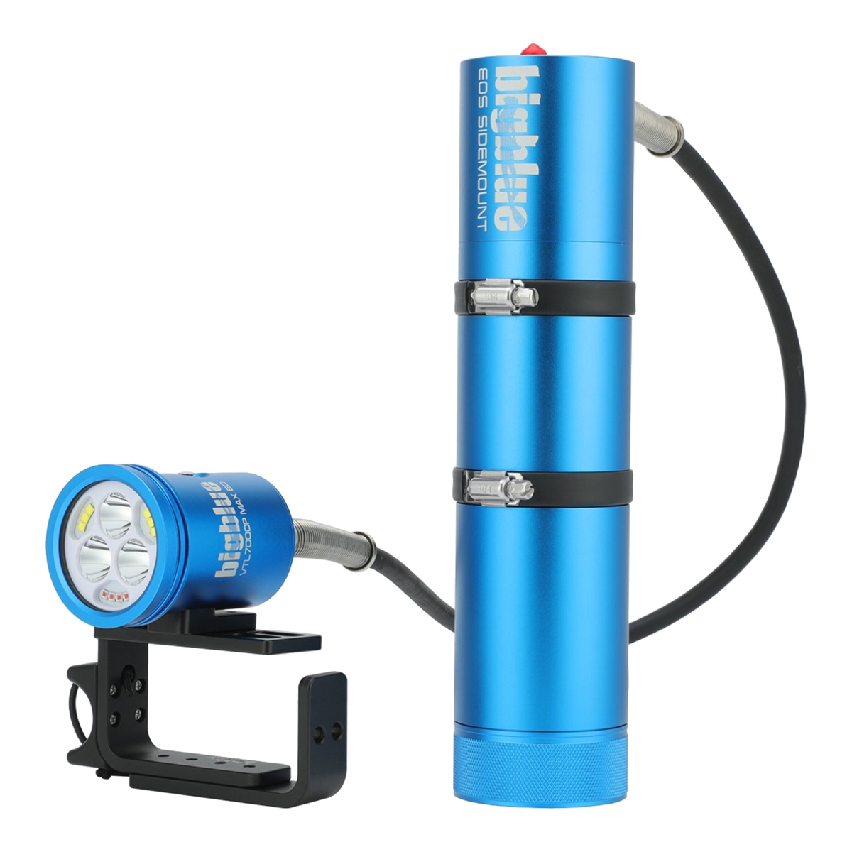 Big Blue VTL7000 MAX - Dual Beam Tech Light - VTL7000P-EOS-SIDEMOUNT-BLUE - Great Call Athletics