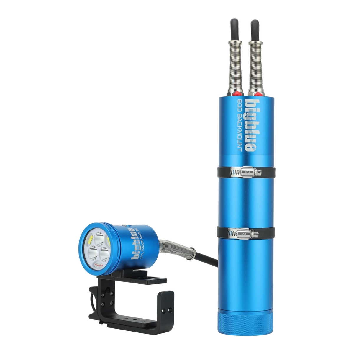 Big Blue VTL7000 MAX - Dual Beam Tech Light - VTL7000P-EOD-BACKMOUNT-BLUE - Great Call Athletics