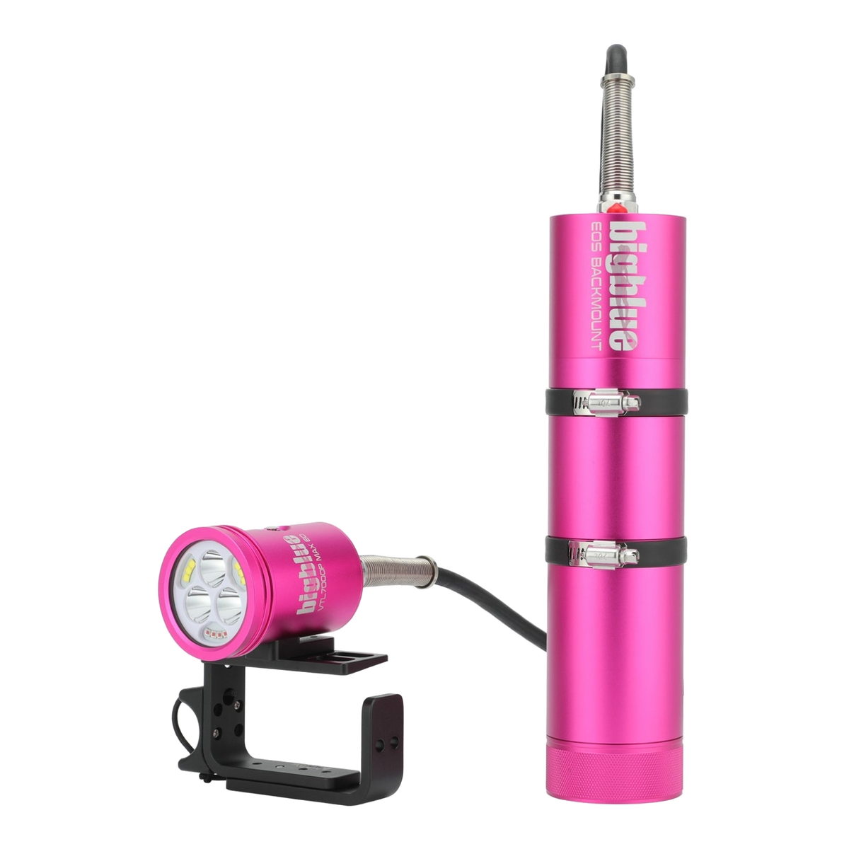 Big Blue VTL7000 MAX - Dual Beam Tech Light - VTL7000P-EOS-BACKMOUNT-PINK - Great Call Athletics