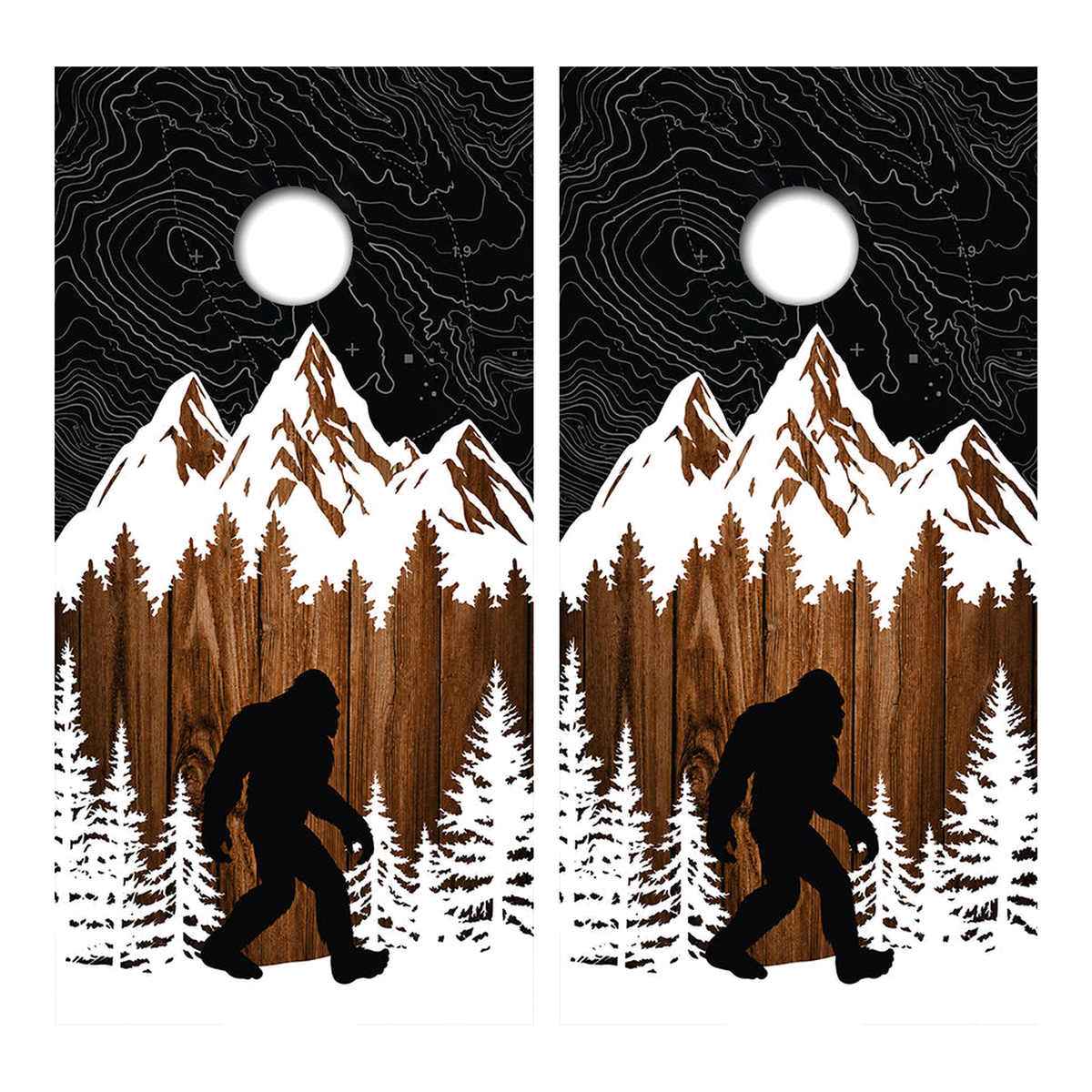 Big Foot Cornhole Design - Corn5049 - Great Call Athletics