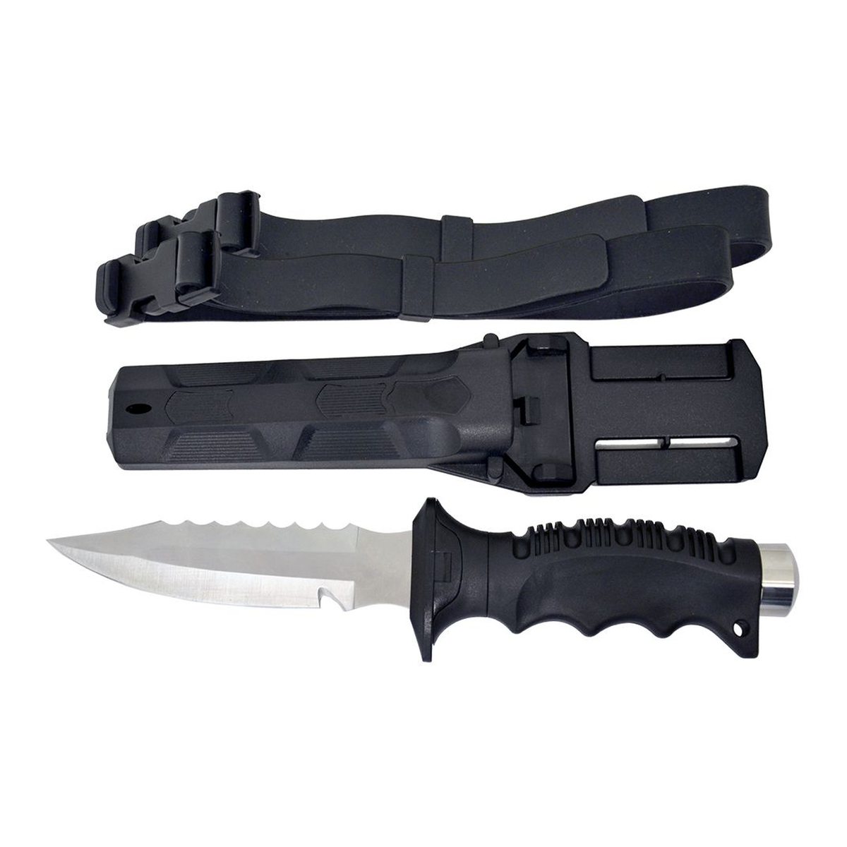 Black Hunter Quick Release Leg Knife - Point Blade - EDG-0568-B - Great Call Athletics
