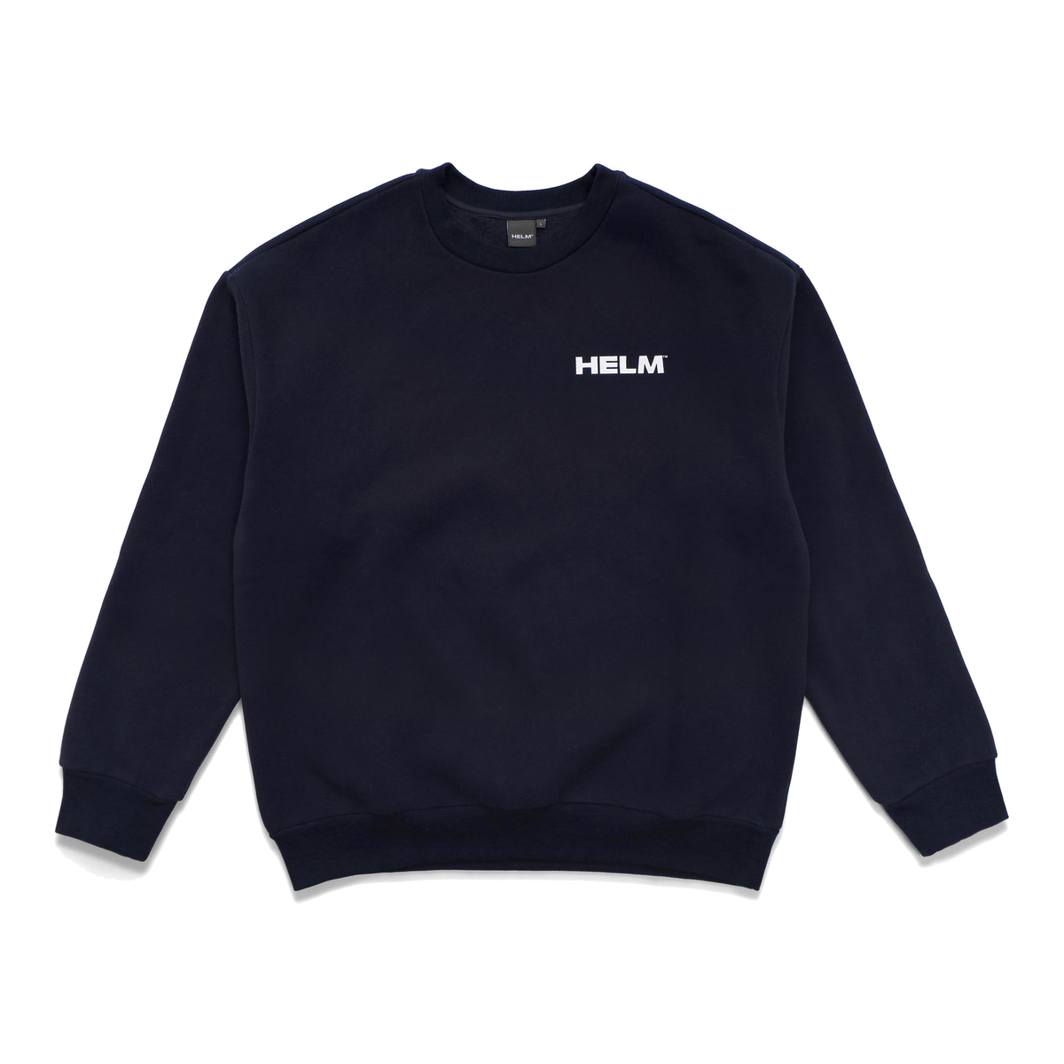 Block Logo Crew Sweatshirt - Navy - HS-M2206CW-NVY-S, HS-M2206CW-NVY-M, HS-M2206CW-NVY-L, HS-M2206CW-NVY-XL, HS-M2206CW-NVY-XXL - Great Call Athletics