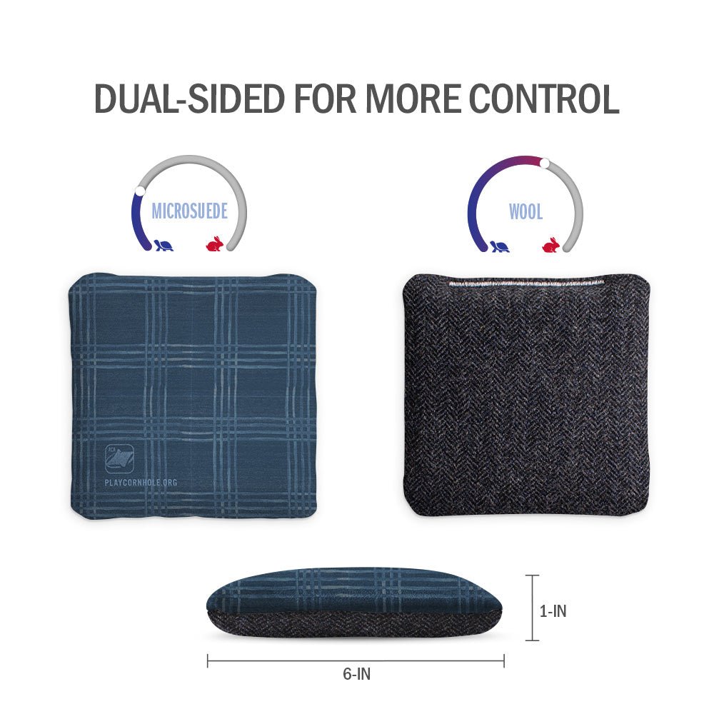 Boho Plaid Synergy Soft Cornhole Bags - View 6