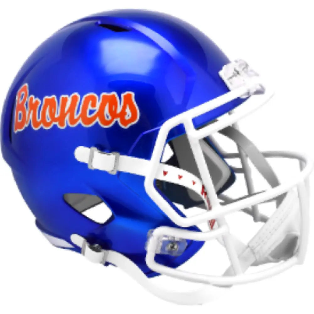 Boise State Broncos Full Size Speed Authentic Football Helmet Script - NCAA