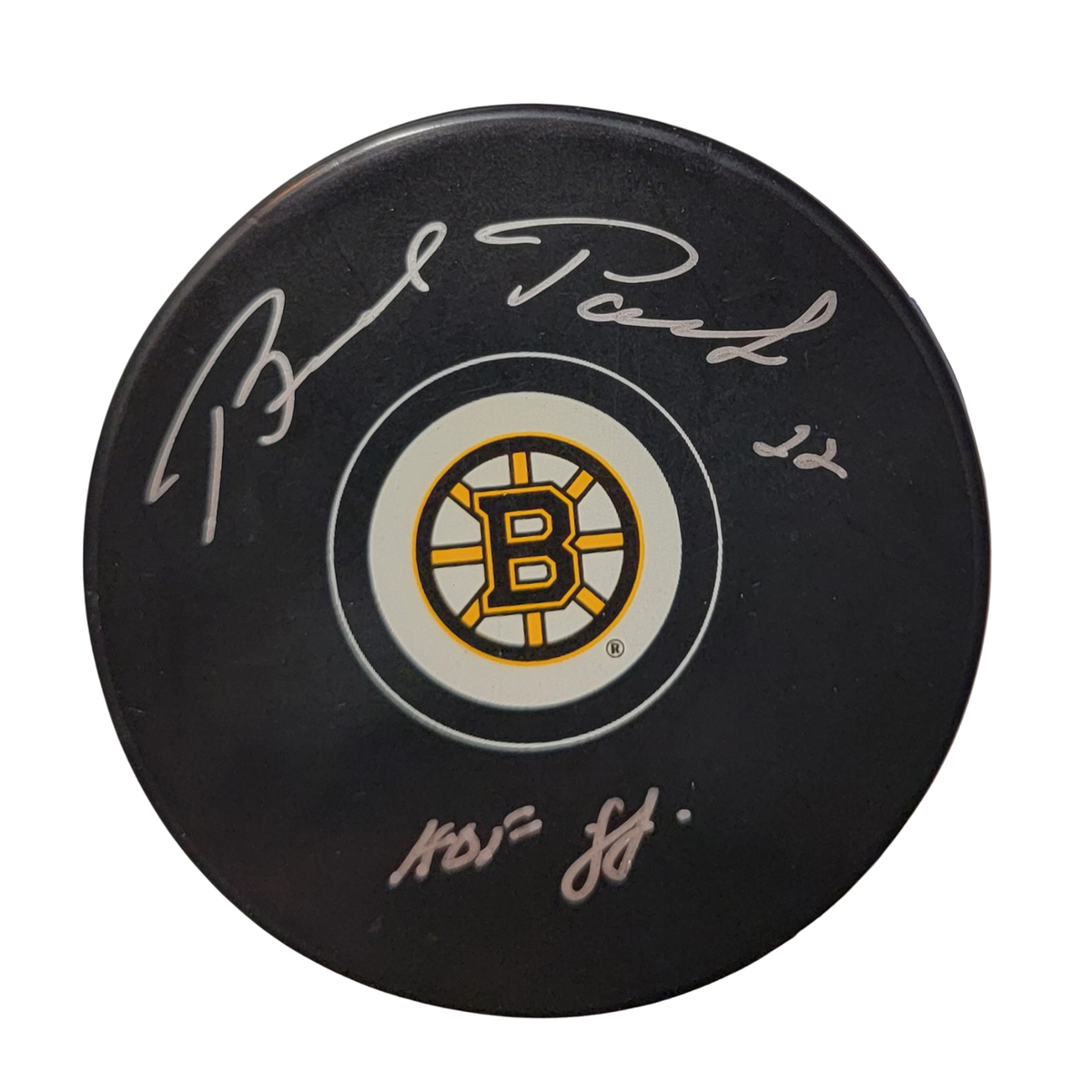 Brad Park Autographed Boston Bruins Logo Hockey Puck – HOF ’88 JSA Witnessed | NHL Memorabilia