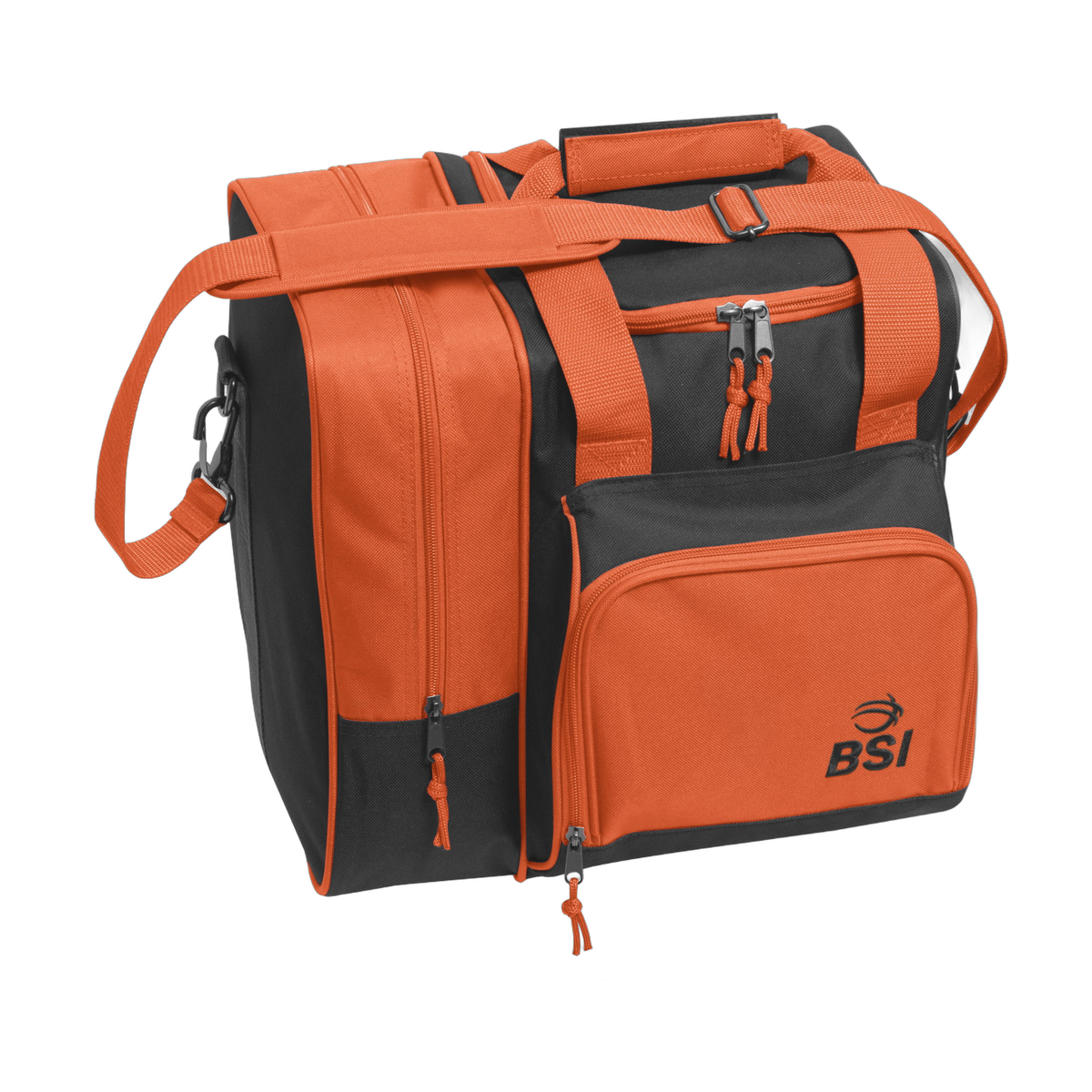 BSI Deluxe Single Tote in Black/Orange