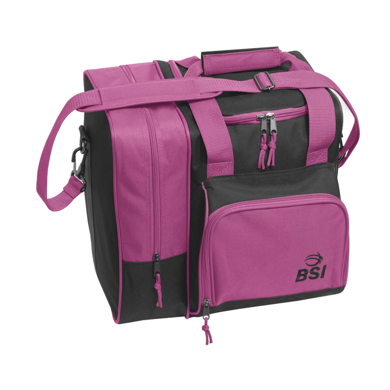BSI Deluxe Single Tote in Black/Pink