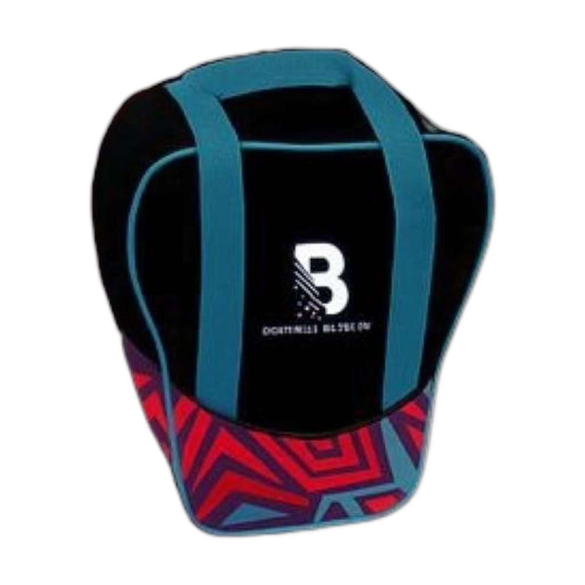 BSI Nova Single Tote in Teal/Purple/Red