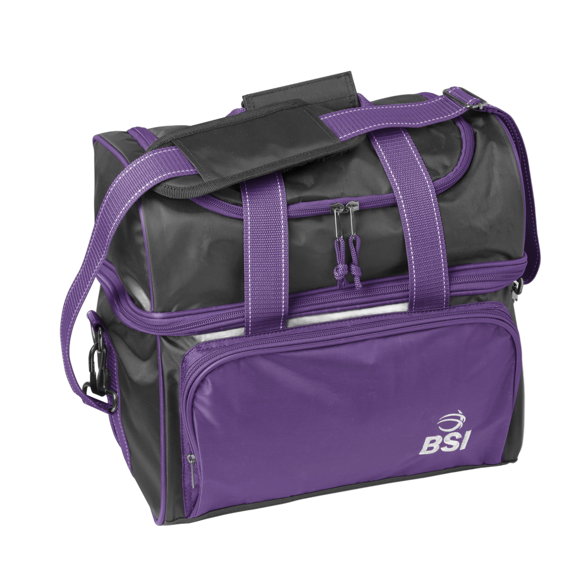 BSI Taxi Single Tote in Black/Purple