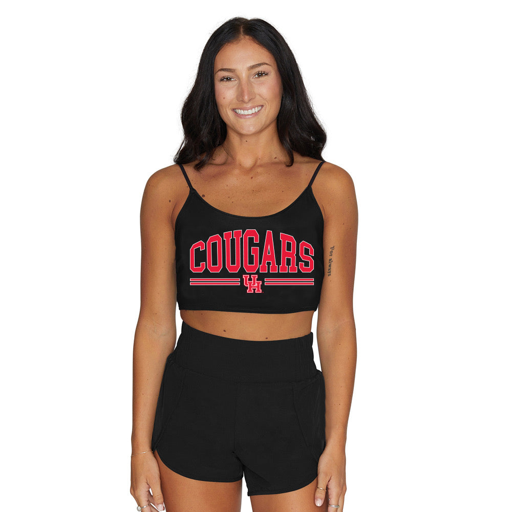University of Houston Black Spaghetti Tank