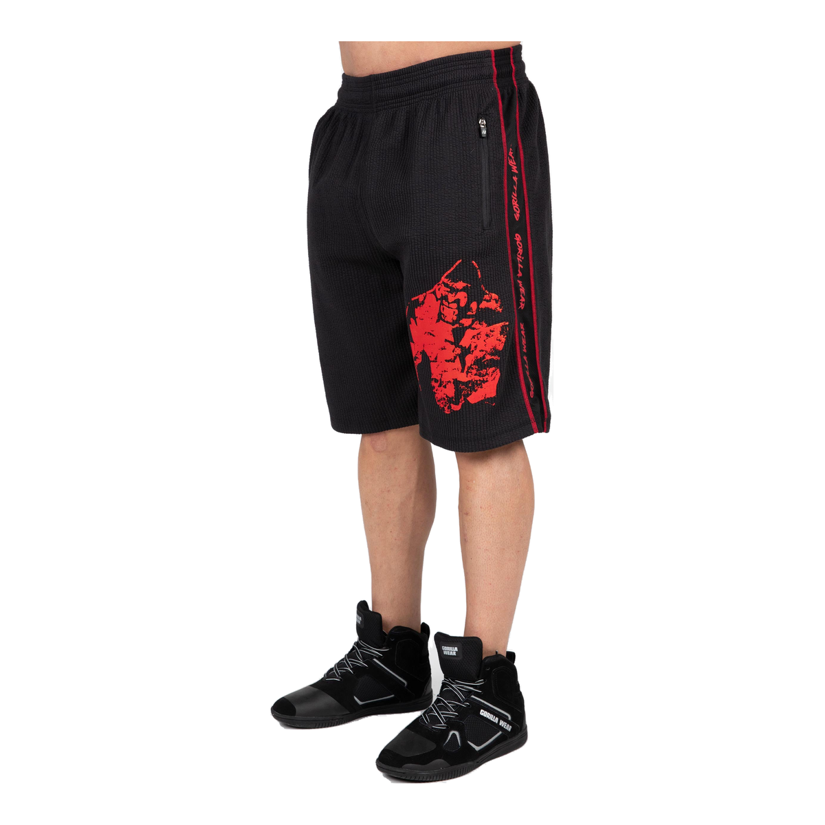 Buffalo Old School Shorts - Black/Red product photo
