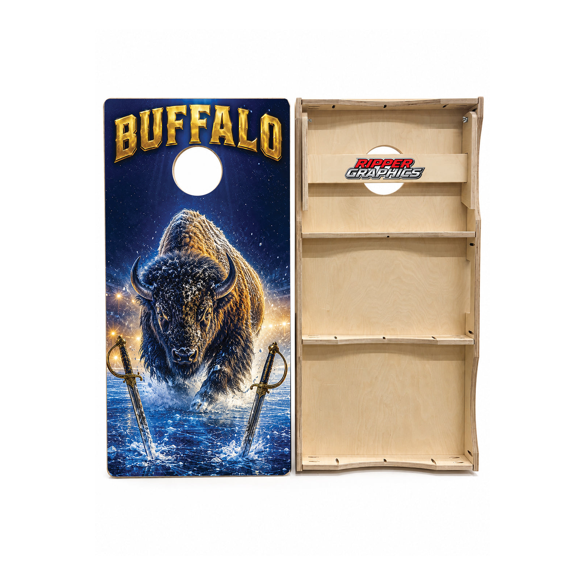 Buffalo Sabres Inspired Cornhole Design - CH5165 - Great Call Athletics