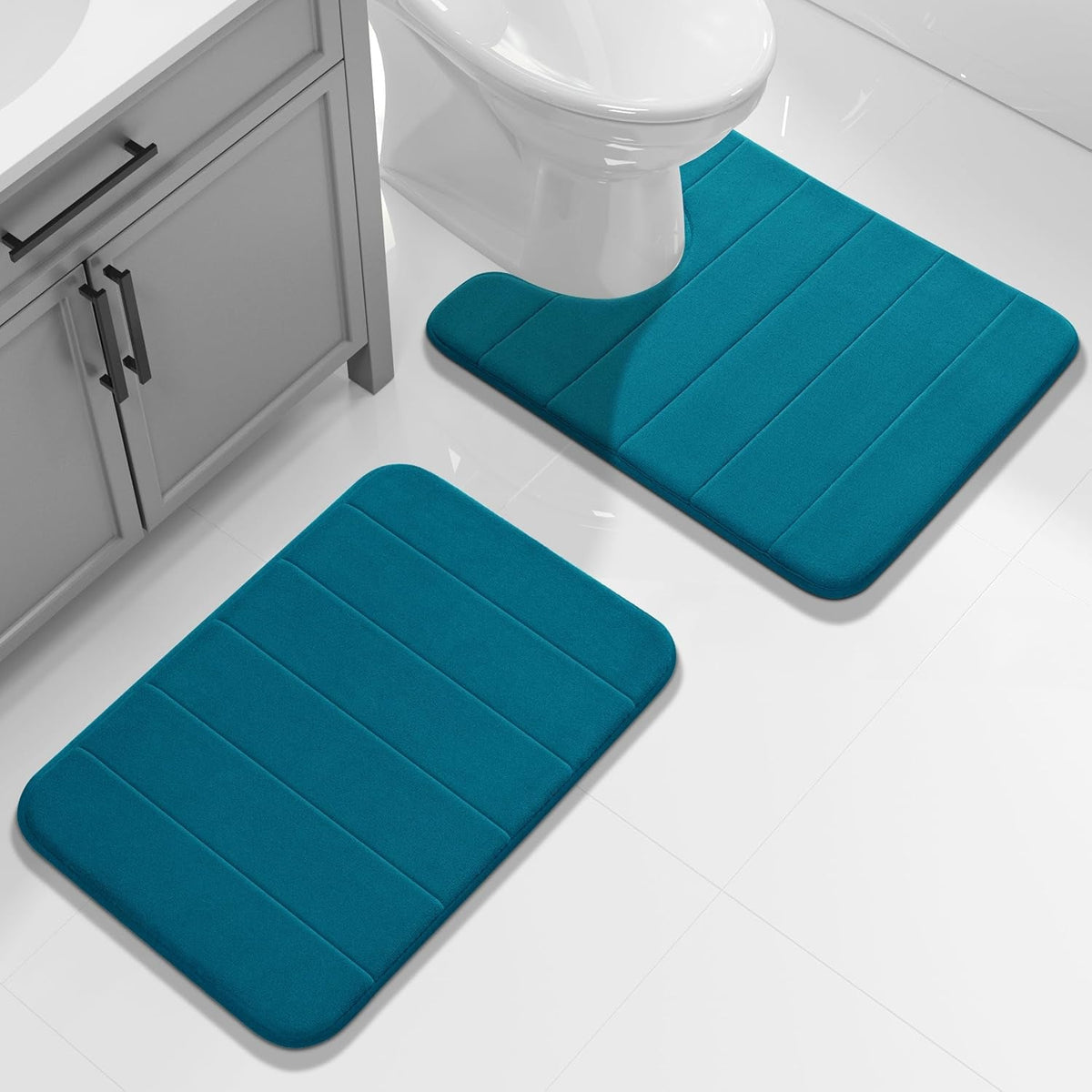 Bath Rug Set, 2-Piece Memory Foam Non-Slip - View 49