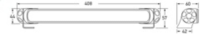 Hella LED Lamp Light Bar 9-34V 350/16in WIDE MV - View 16