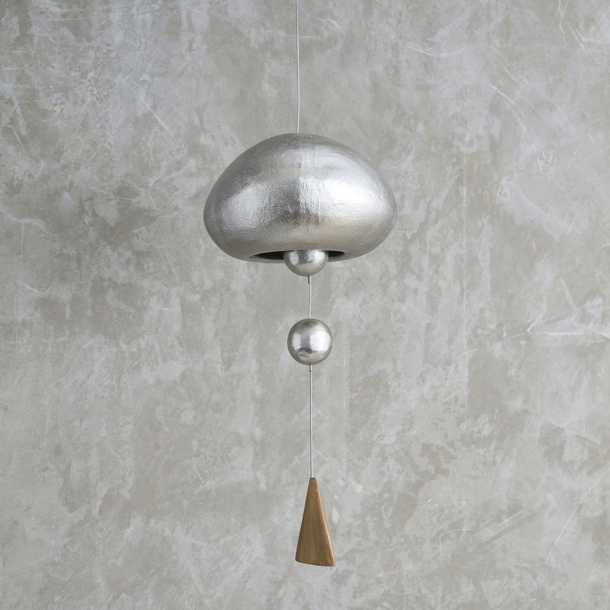 Stinson Nickel Hanging Bell Domed