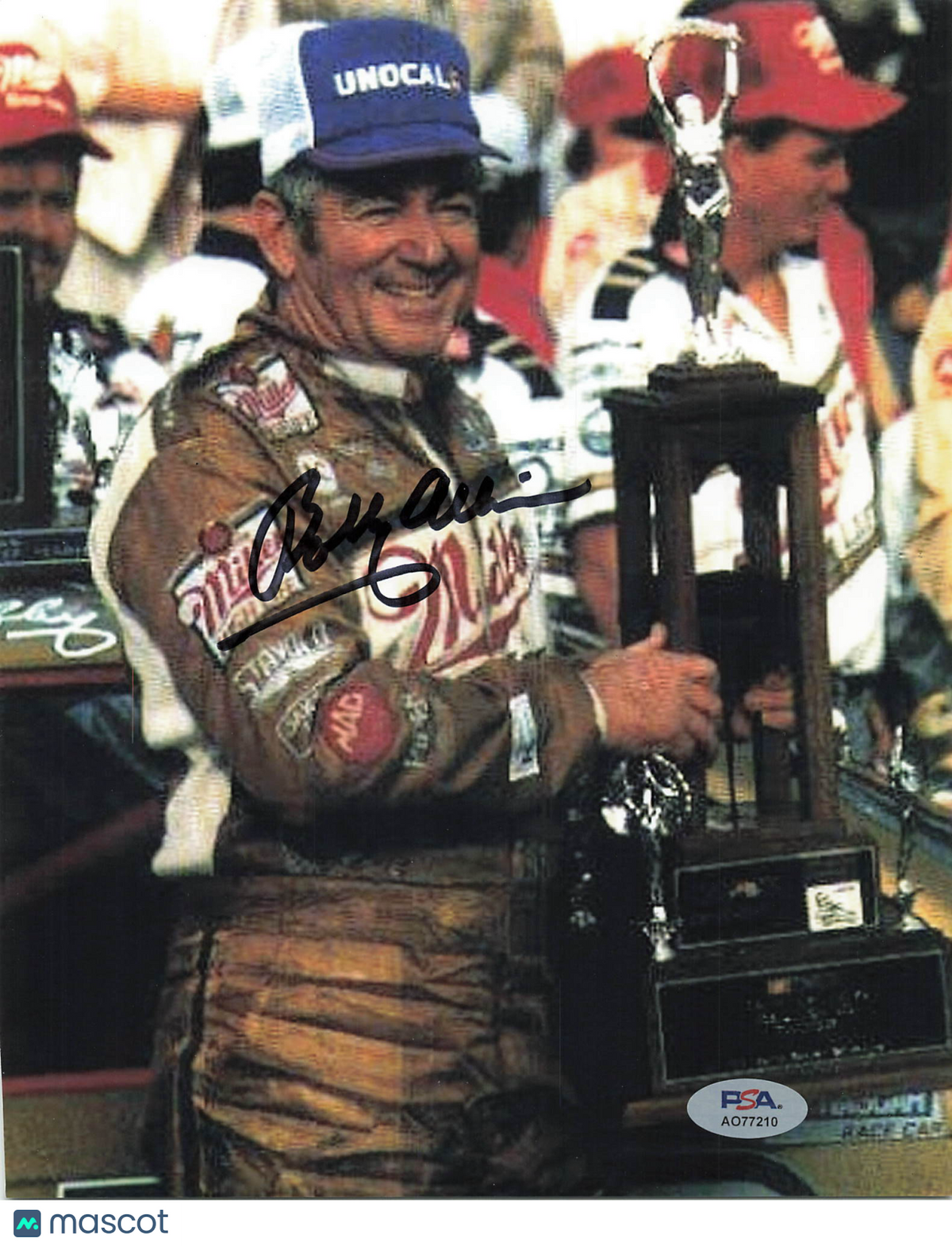 Bobby Allison Signed photo PSA NASCAR