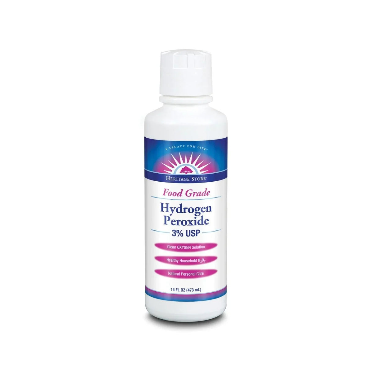 Heritage Store Hydrogen Peroxide 3%, 16 oz