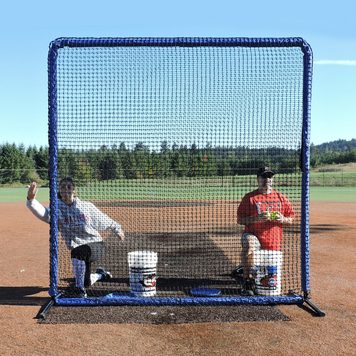 JUGS Protector Blue Series 8-Foot Fungo Screen - Alternate View 3