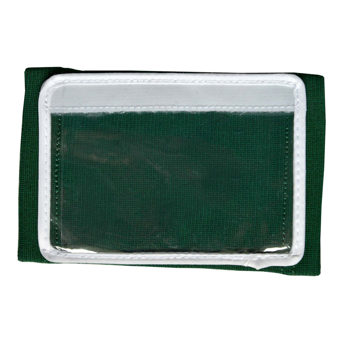 Martin Sports Youth Football Wrist Coach, Three Pocket Trifold in Dark Green - Front View