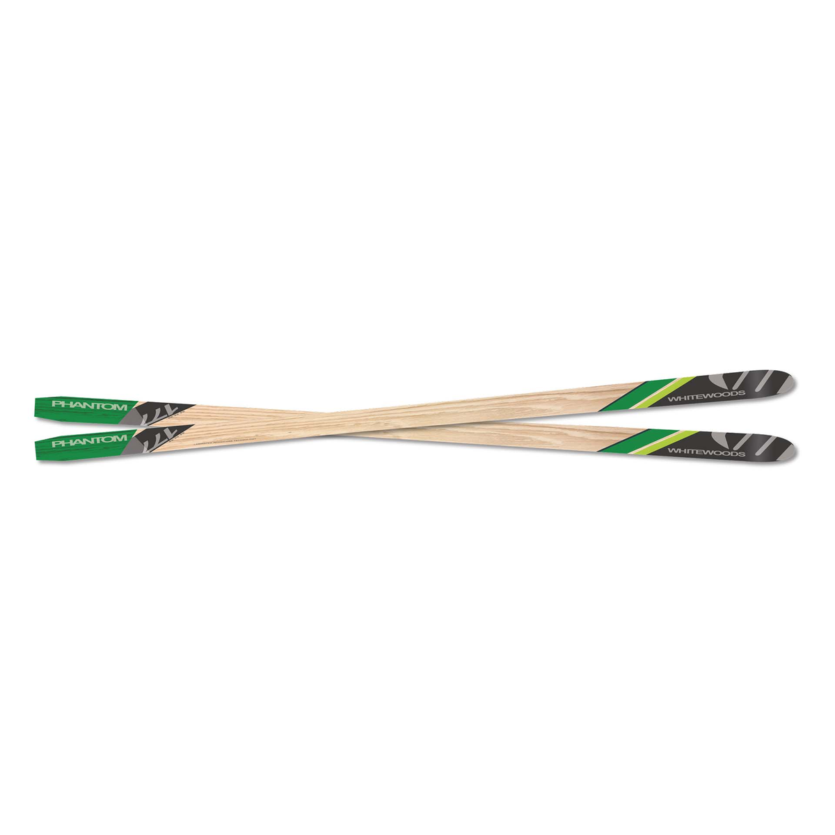 Whitewoods Phantom Metal Edge Light Touring Skis - Front View