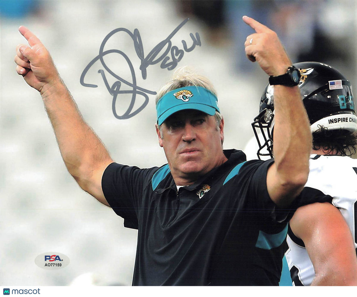 Doug Pederson Signed 8x10 Photo PSA Jacksonville Jaguars