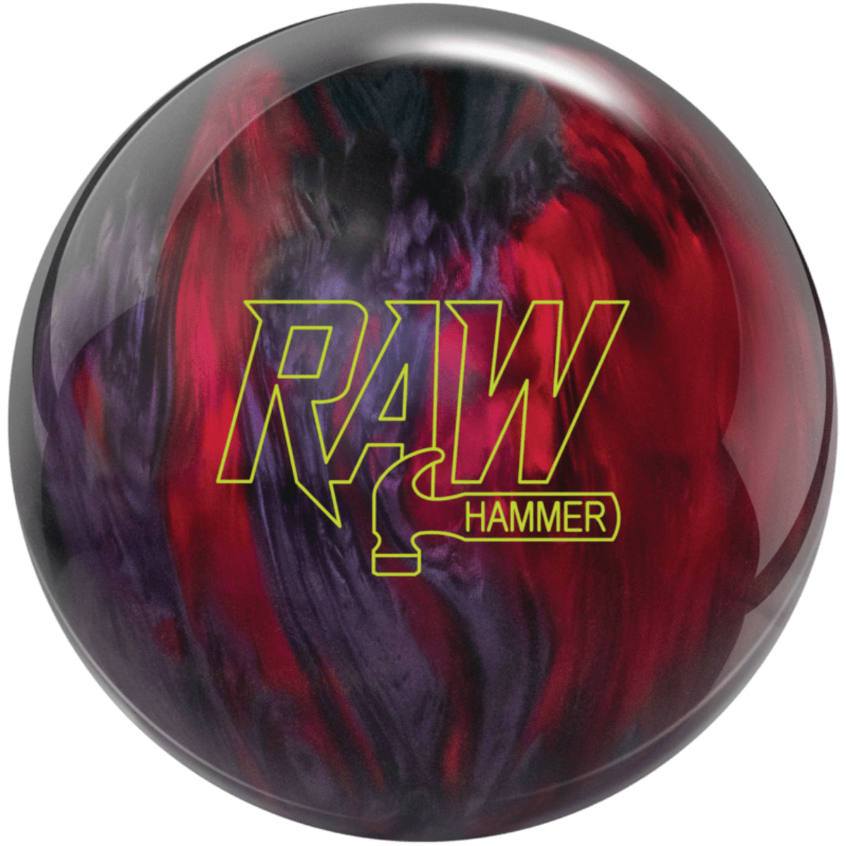 Hammer Raw Hammer Red Smoke Black PRE-DRILLED Bowling Ball