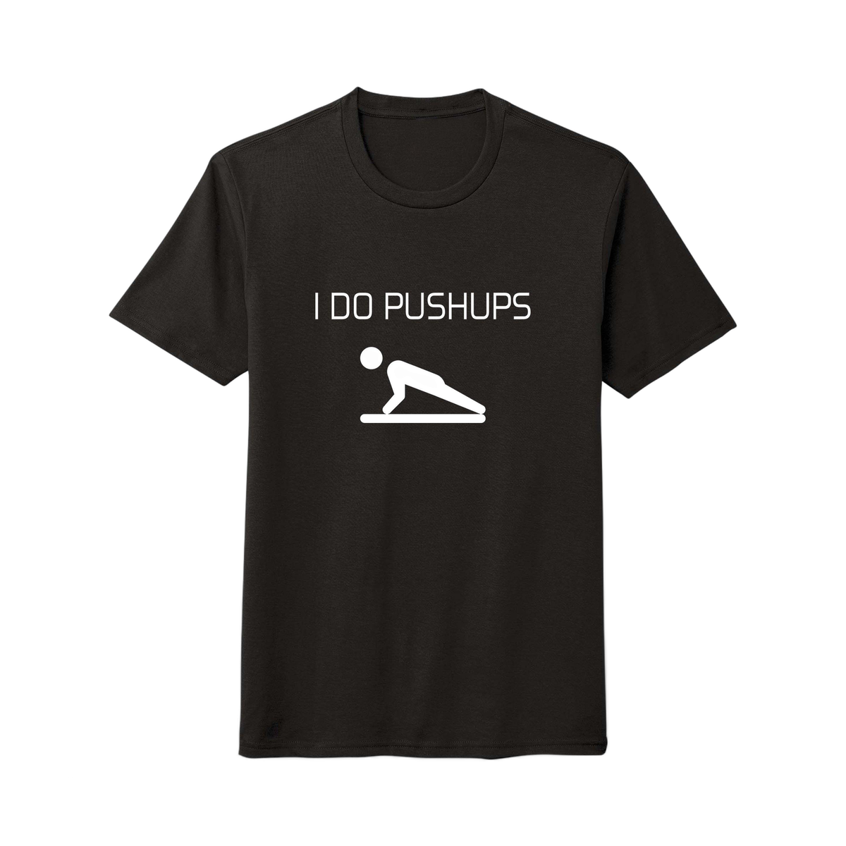 Great Call Athletics I Do Pushups Tri-blend Crewneck Shirt