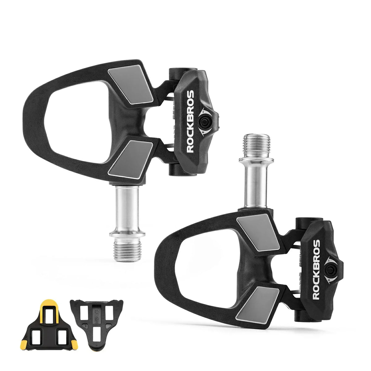 Carbon Fiber SPD Clipless Road Bike Pedals 9/16'' 180g Titanium Alloy Axle