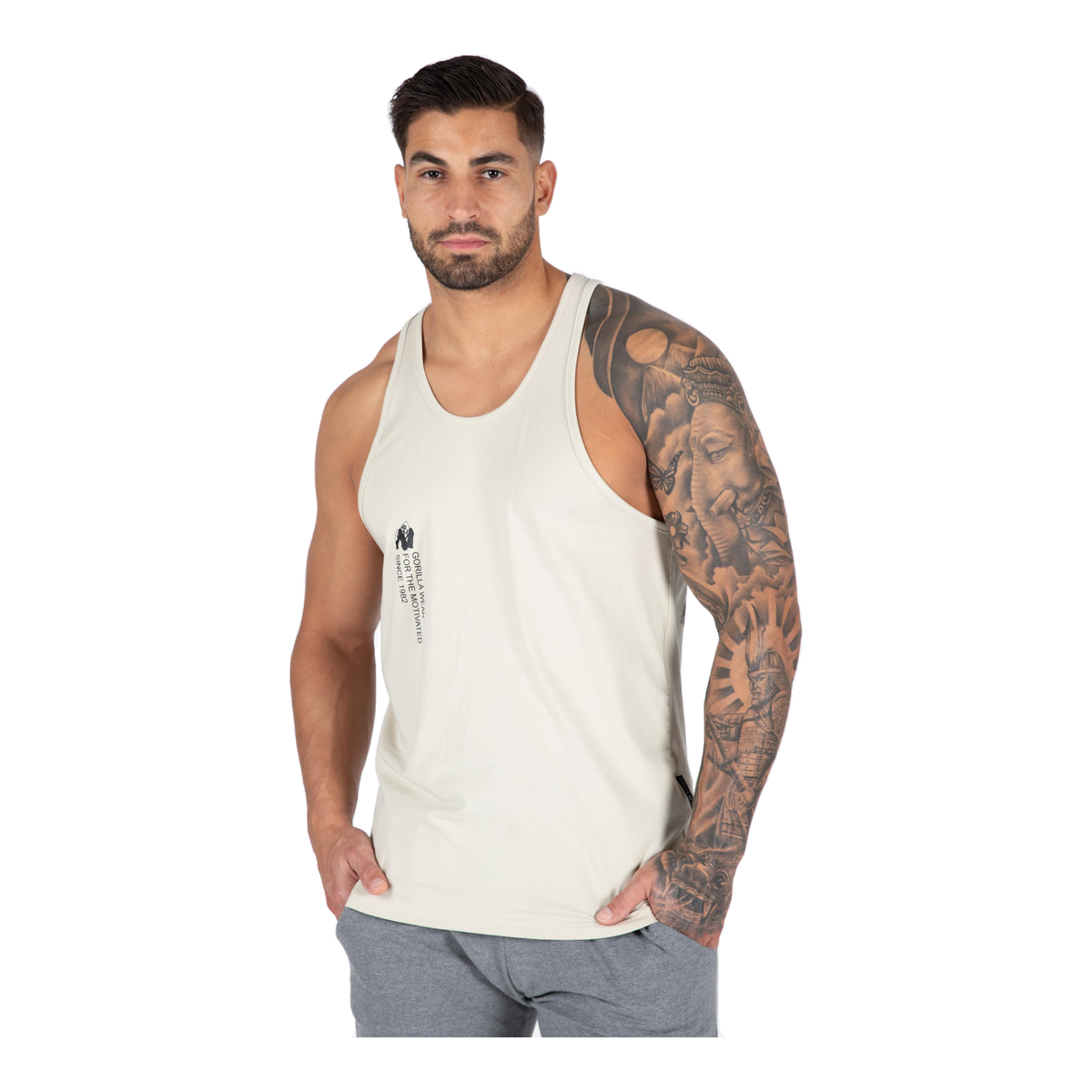 Carrizo Tank Top - Beige product photo