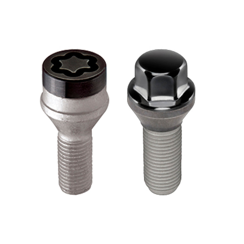 McGard 5 Lug Hex Install Kit w/Locks (Cone Seat Bolt) M14X1.5 / 17mm Hex / 28.0mm Shank L. - Black - View 4