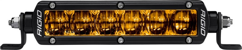 Rigid Industries 6in SR-Series Pro Dot / SAE Fog Lights (Pair) - Selective Yellow - View 5