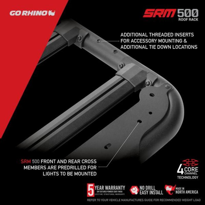 Go Rhino SRM 500 Roof Rack - 55in - View 7
