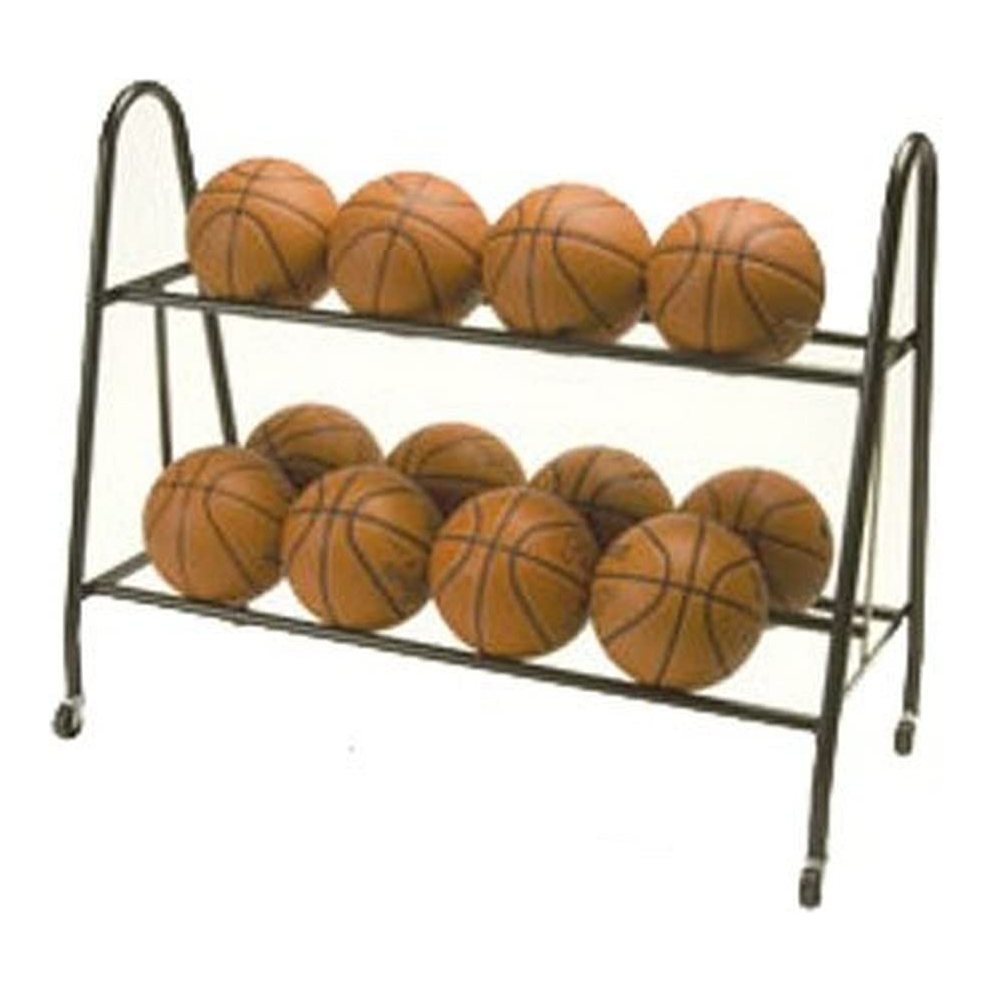 Tandem Sport Ball Rack in 2 Tier - Front View
