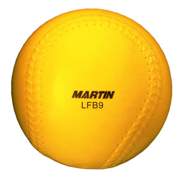 Martin Sports Indoor Outdoor PU Sponge Baseballs, Dozen - Front View