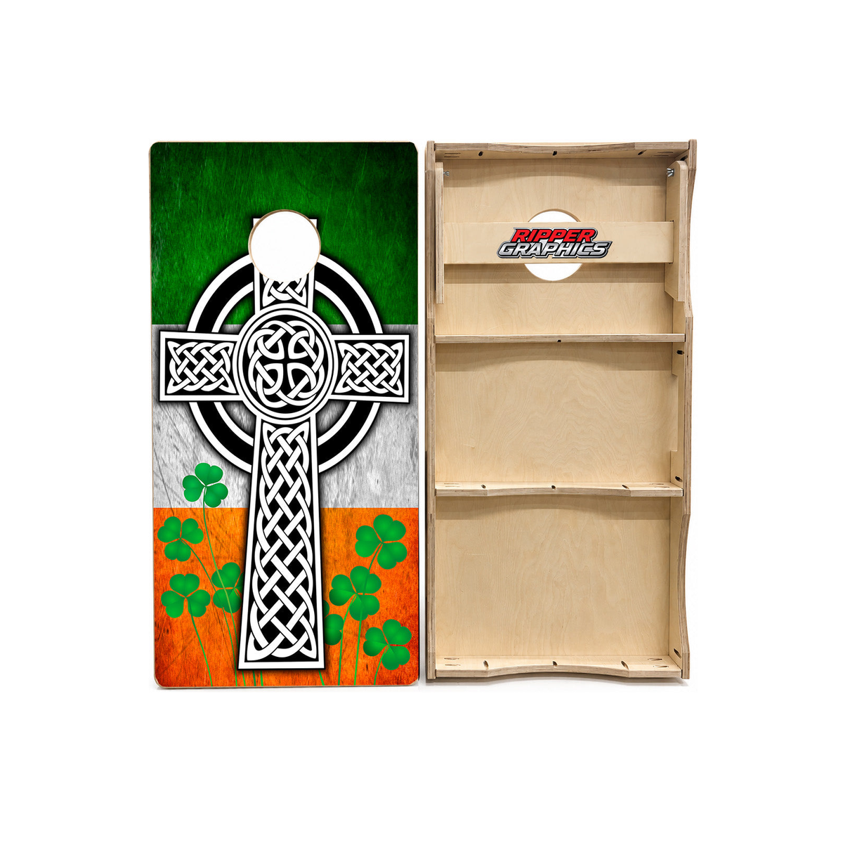 Celdic Irish Flag Cornhole Design product photo
