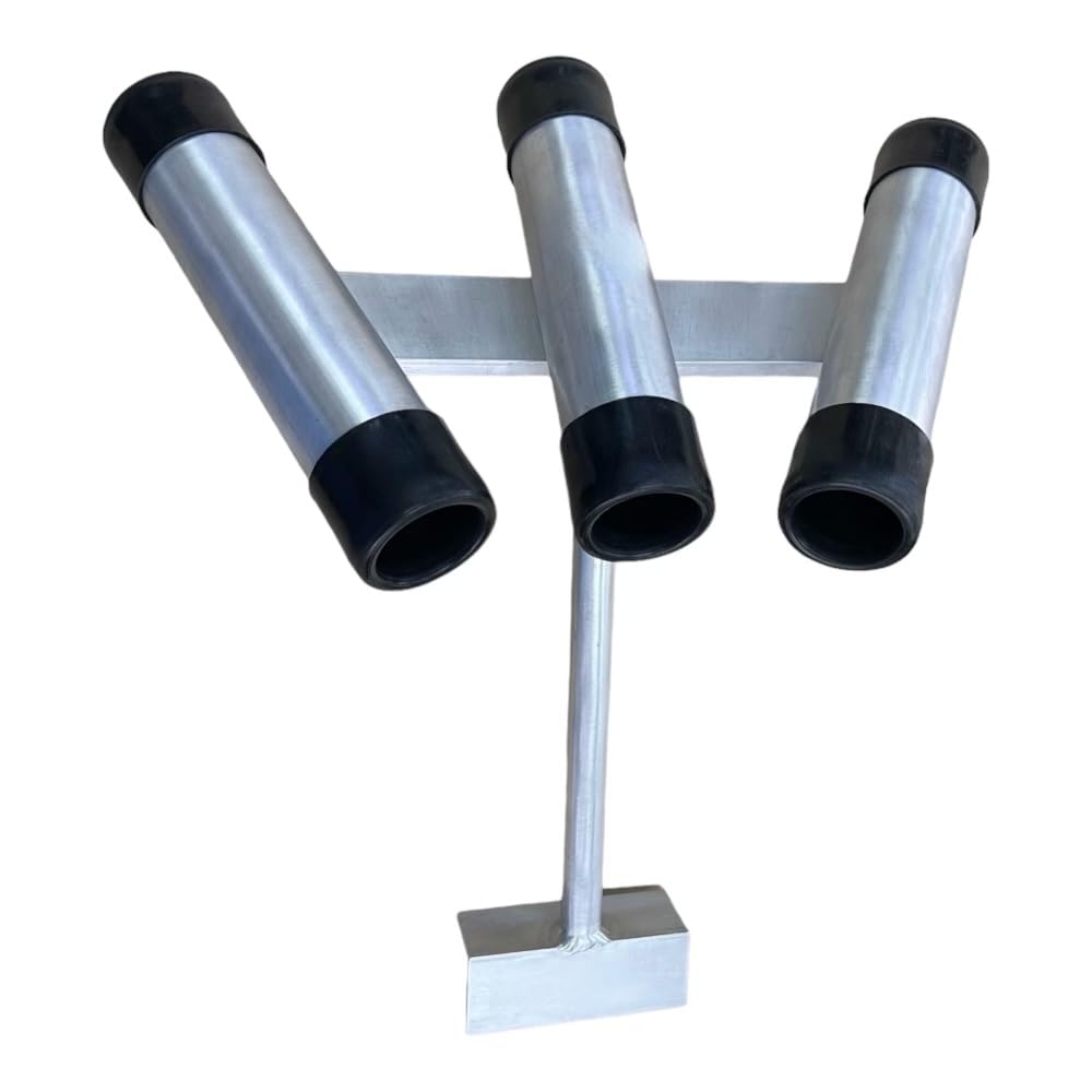 PONTOON BOAT SOLUTIONS, Pontoon Boat Triple Fishing Rod Holder