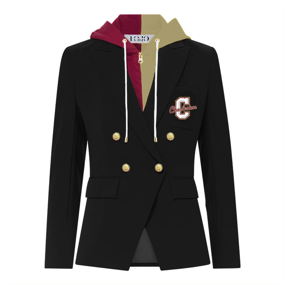 College of Charleston Hooded Blazer Jacket