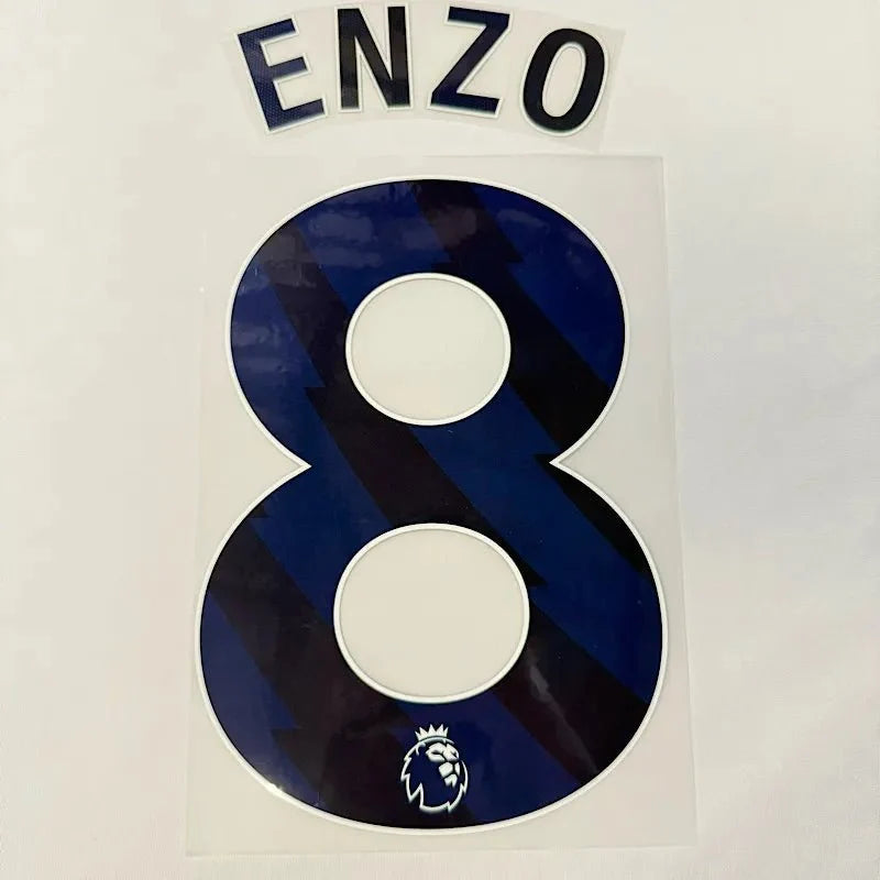 Chelsea 2023-Away ENZO #8  Official Name Set-Navy
