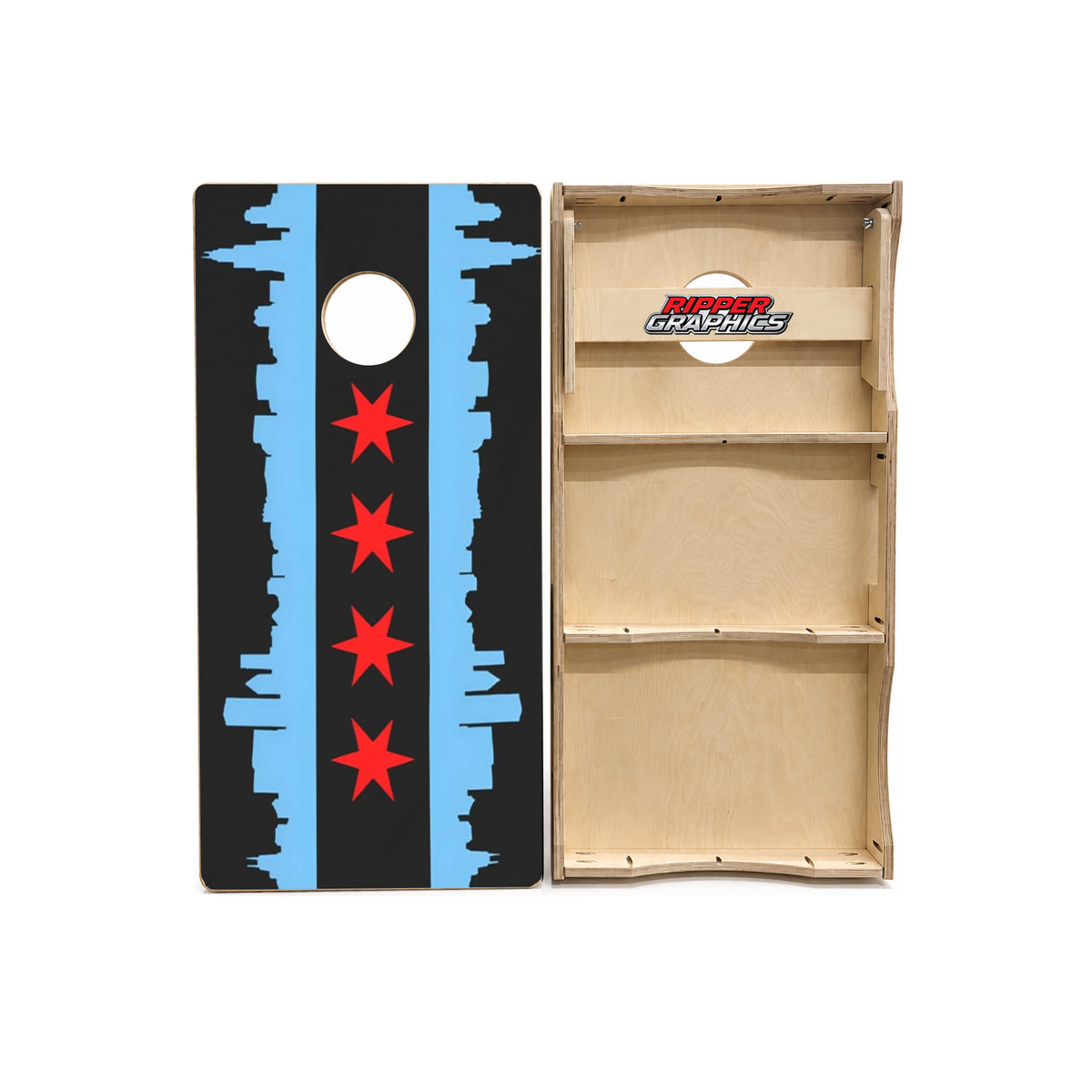 Chicago City Cornhole Design product photo