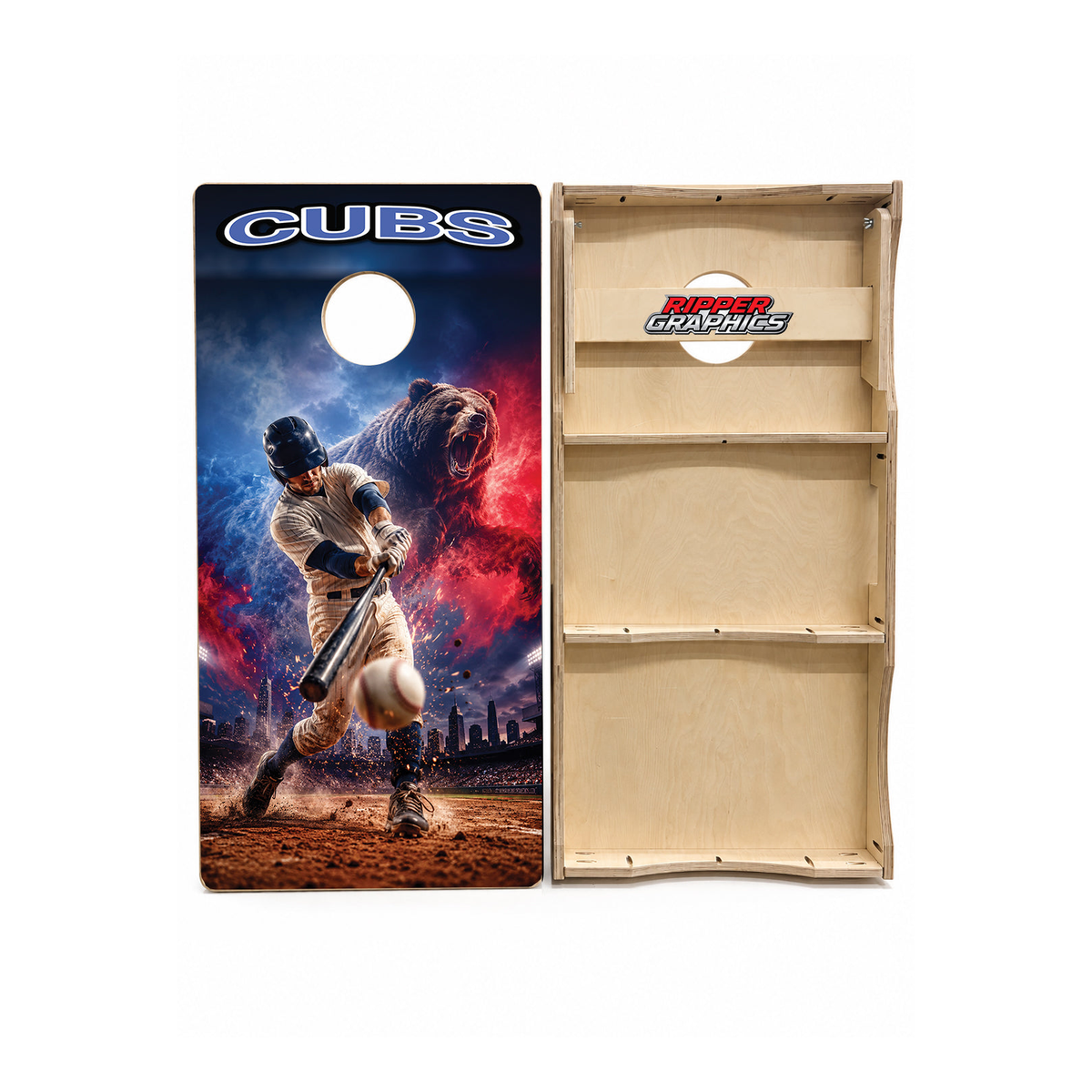 Chicago Cubs Baseball Inspired Cornhole Design - CH5238 - Great Call Athletics