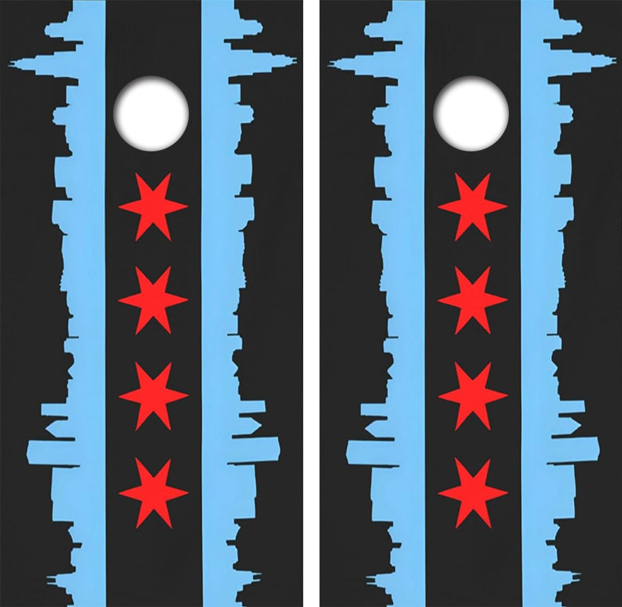Chicago City Cornhole Design - View 2
